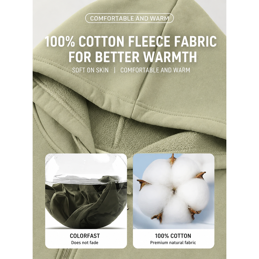 Pure Cotton Hoodie 026 - Image 2