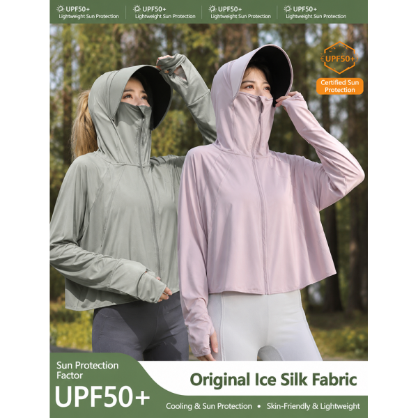Hooded Sun Protection Cloak 031