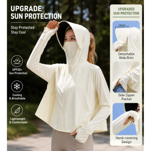Hooded Sun Protection Cloak 031 - Image 5