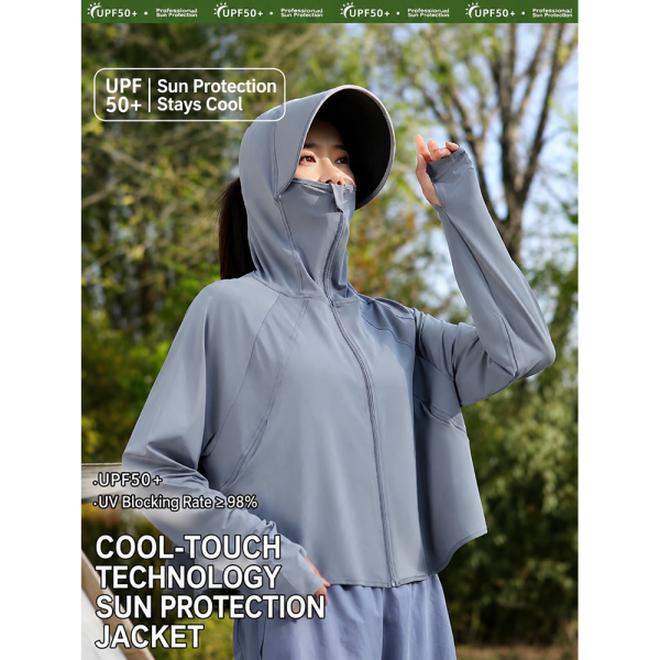Hooded Sun Protection Cloak 031