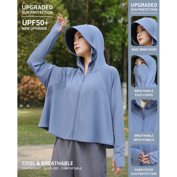 Hooded Sun Protection Cloak 031