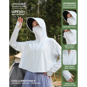 Hooded Sun Protection Cloak 031 - Image 13