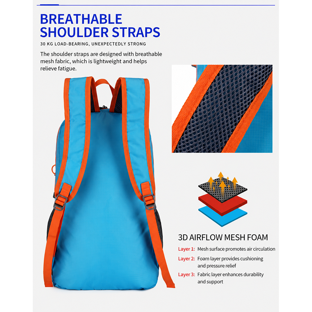 Stylish Foldable Outdoor Backpack 08 - Image 7
