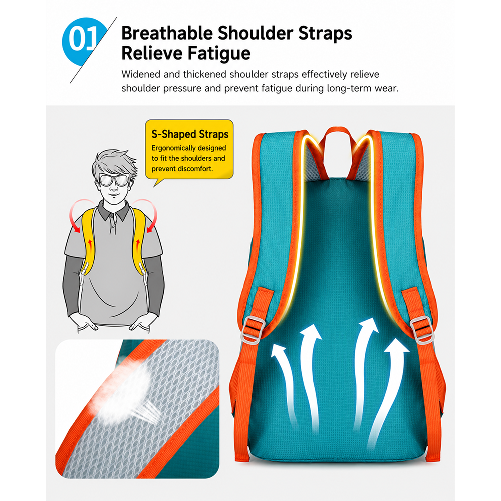 Lightweight Travel Backpack 010 - Image 19