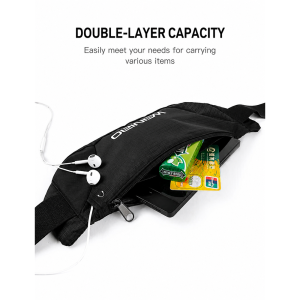 Premium Polyester Fabric Waist Bag - Image 8
