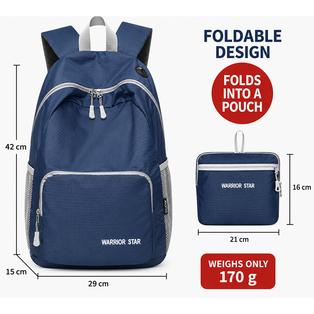 Foldable Nylon Backpacks - Image 9