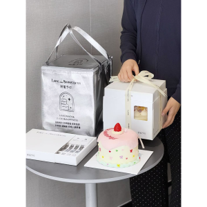Birthday Cake Box Set with Ribbon, Knife & Forks - Image 5