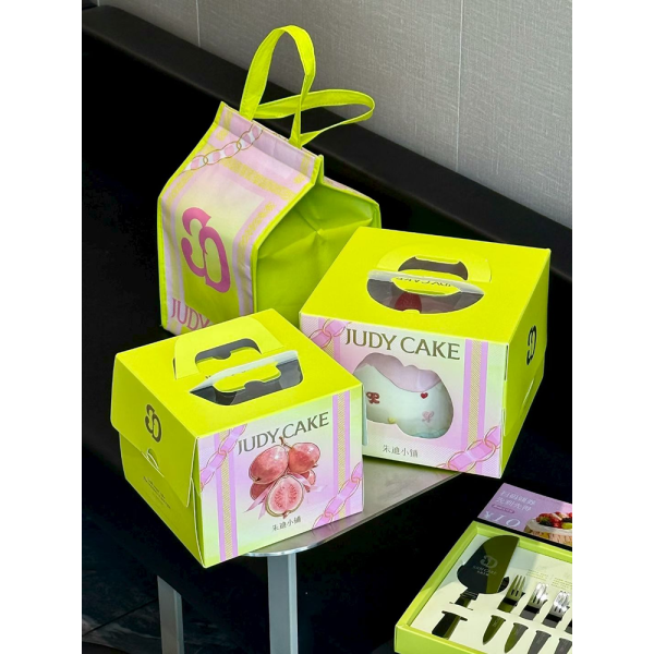 Birthday Cake Box with Window