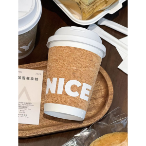 Soft Wood Grain Coffee Paper Cups - Image 9