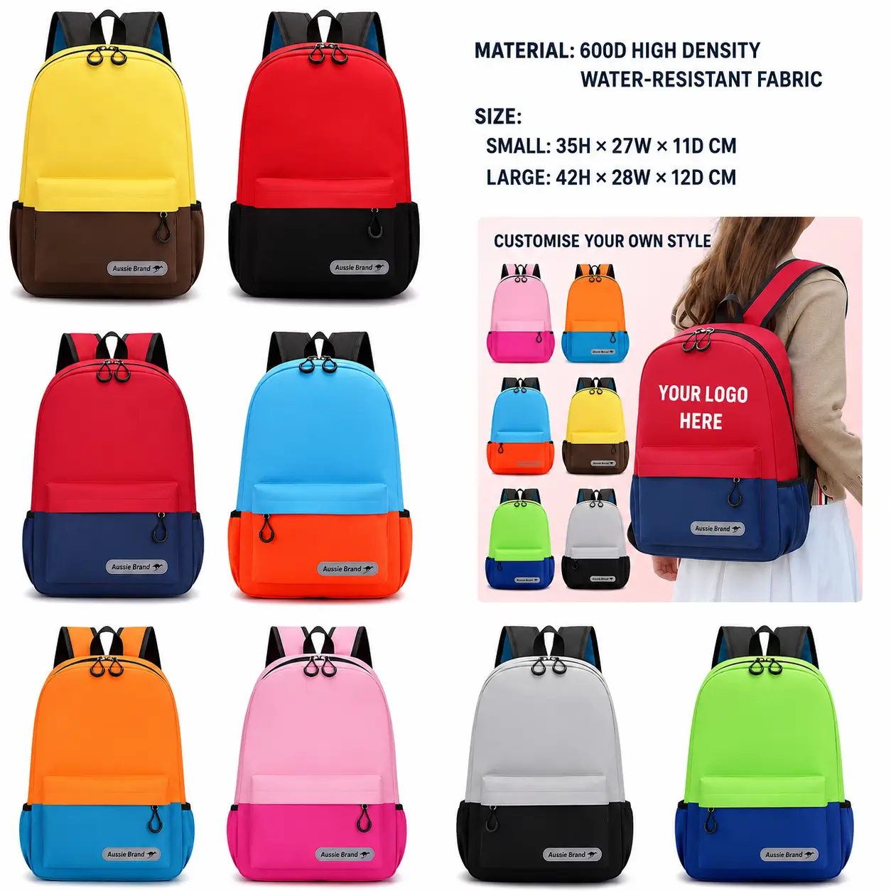 Premium Oxford Fabric School Bags - Image 5