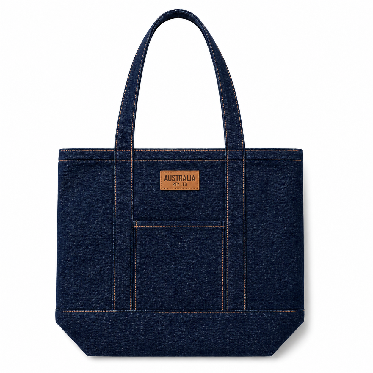 Denim Shoulder Bag - Image 1