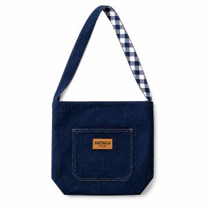 Denim Messenger Bag