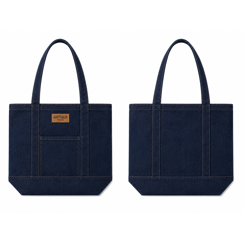 Denim Shoulder Bag - Image 2