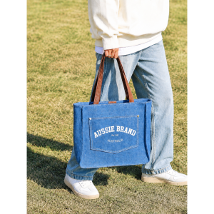 Denim Shoulder Bag - Image 6