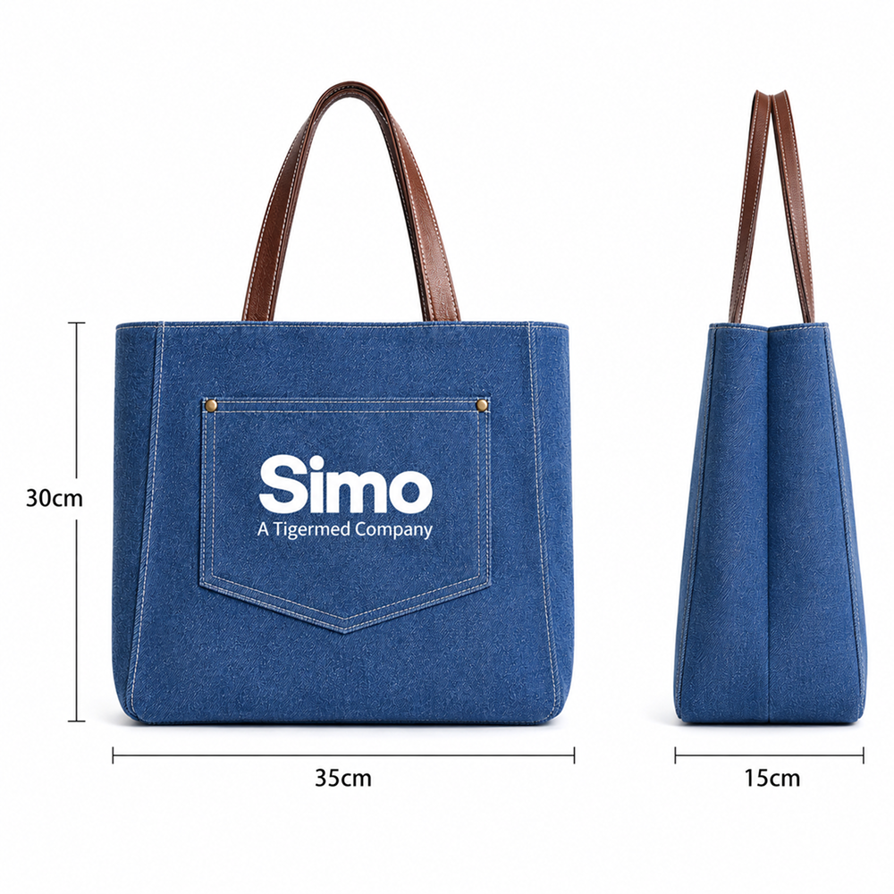 Denim Shoulder Bag - Image 7