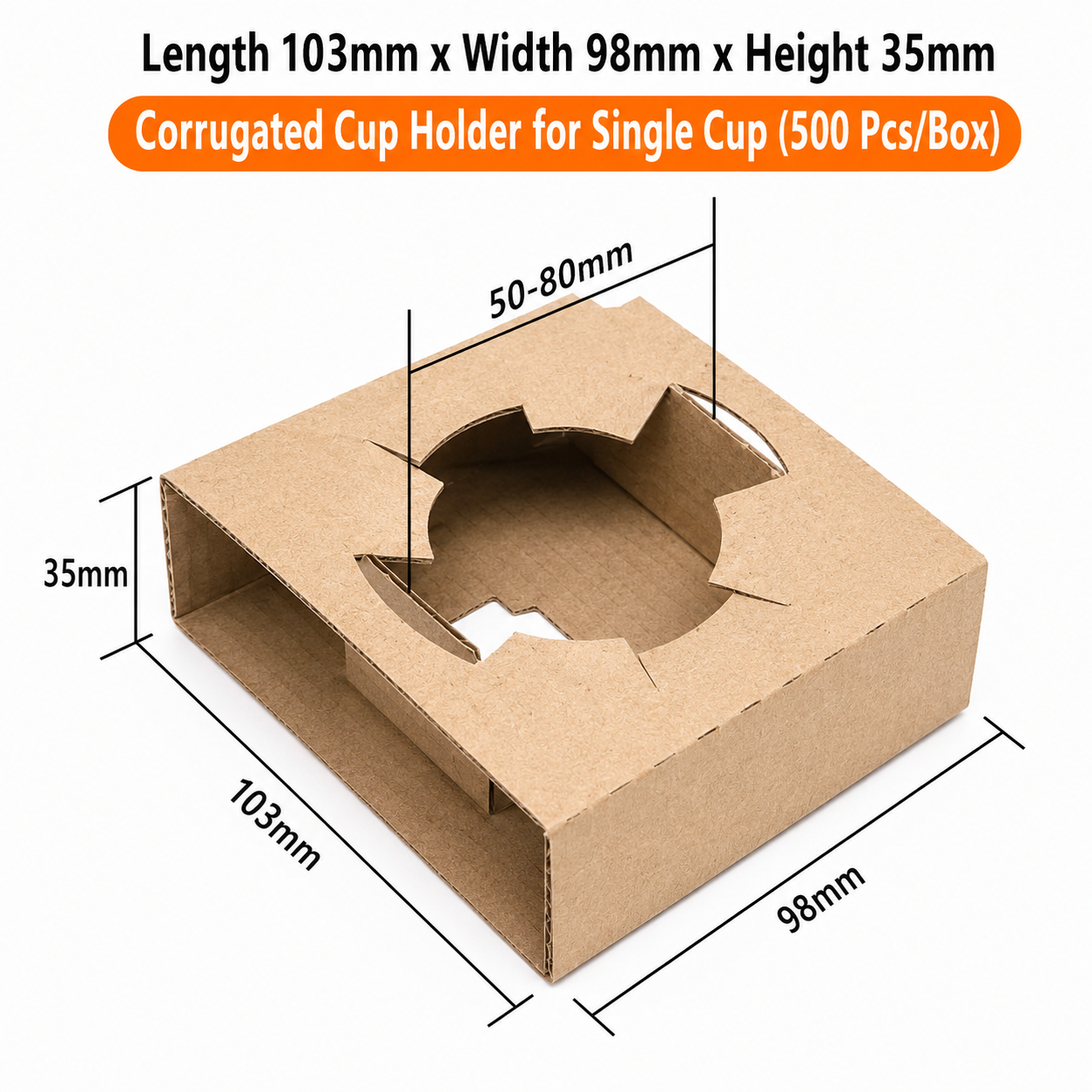 Paperboard Cup Carriers (1 to 4 cups) - Image 4