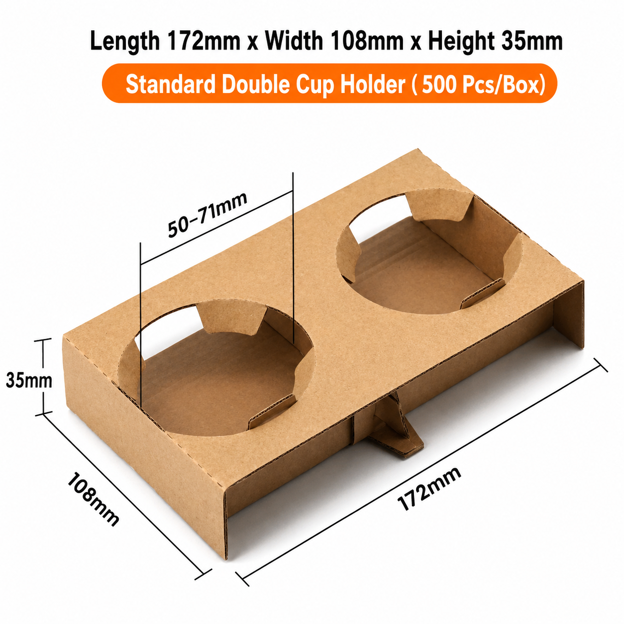Paperboard Cup Carriers (1 to 4 cups) - Image 6