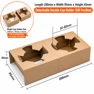 Paperboard Cup Carriers (1 to 4 cups) - Image 8