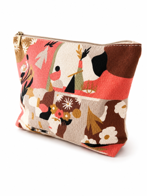 Polyester-Cotton Cosmetic Pouch - Image 1