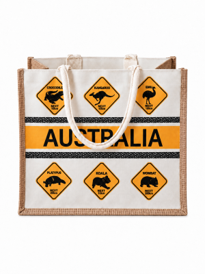 Custom Printed Jute Bag - Image 1