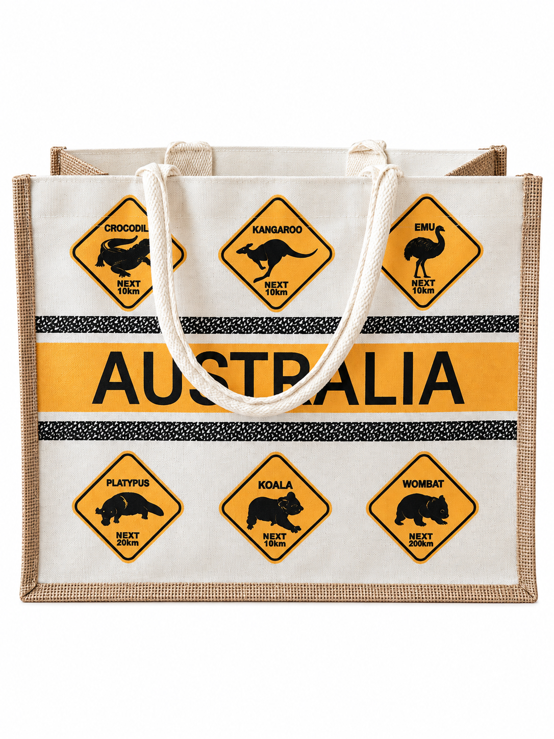 Custom Printed Jute Bag - Image 1