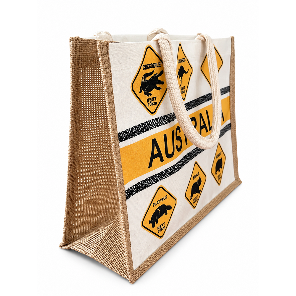 Custom Printed Jute Bag - Image 3