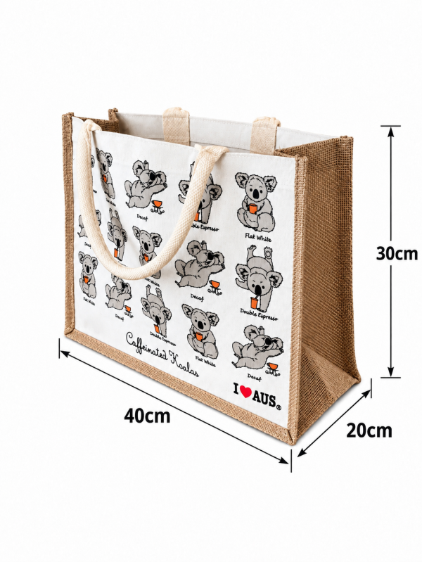 Custom Jute Shopping Bags Australia 3