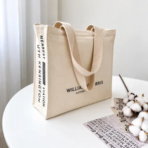 Heavy Duty Polyester Cotton Canvas Tote Bags - Image 1