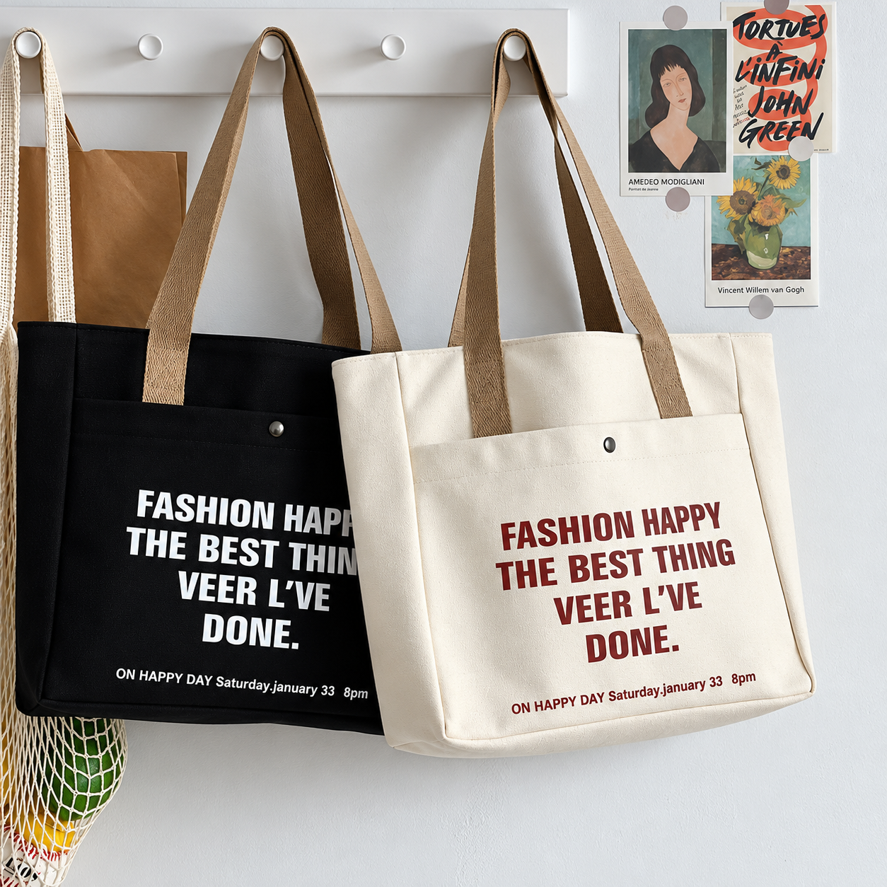Canvas Shoulder Bag