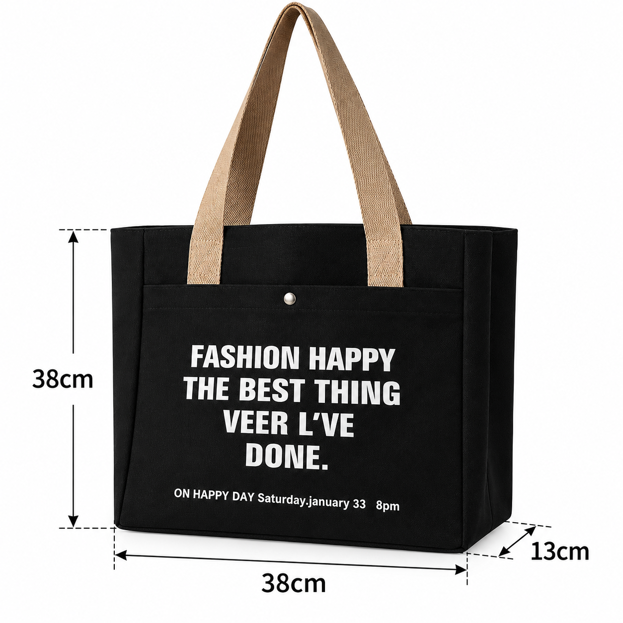 Canvas Shoulder Bag - Image 5