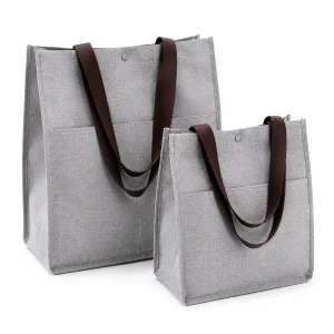 Linen-like Polyester Carry Bags