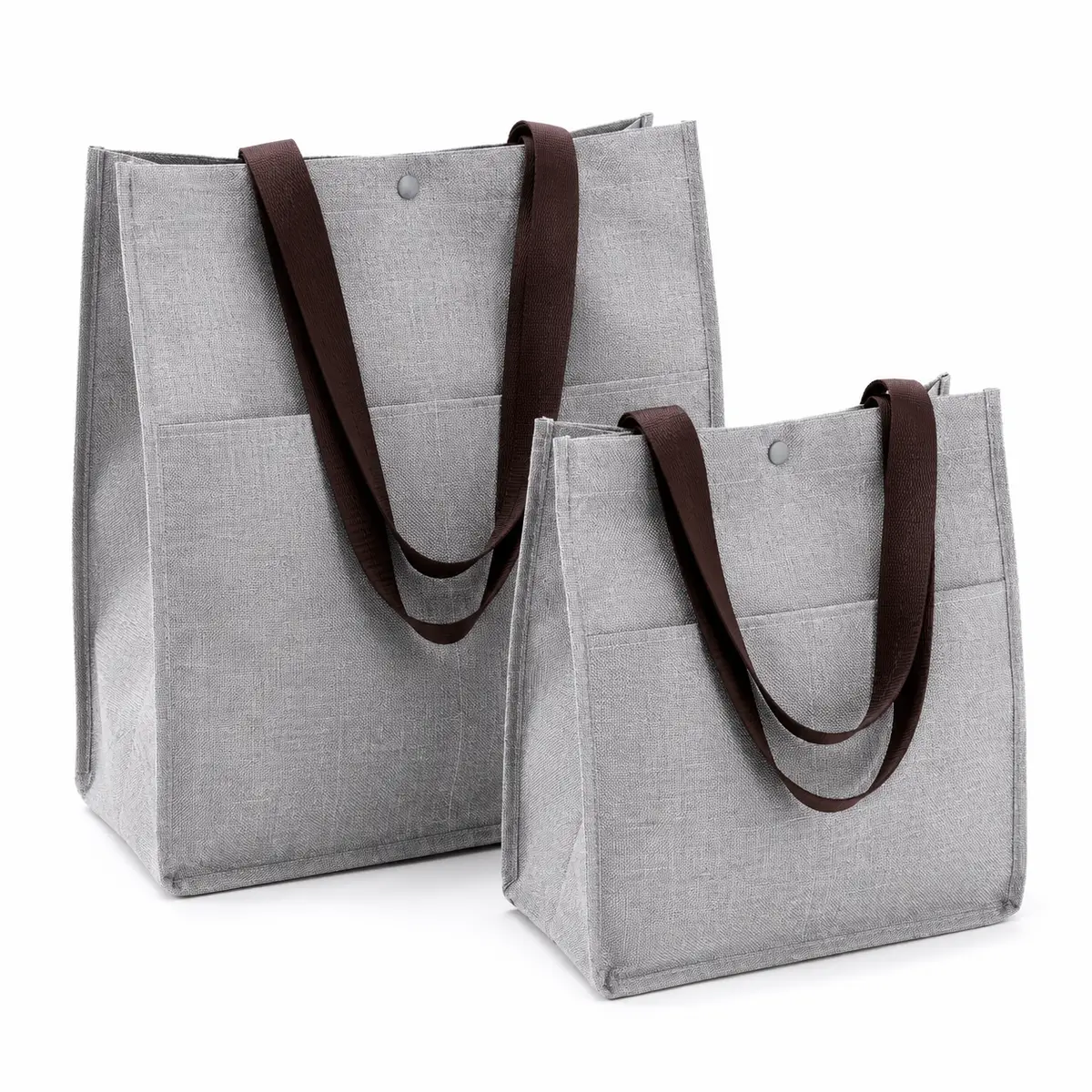 Linen-like Polyester Carry Bags - Image 1