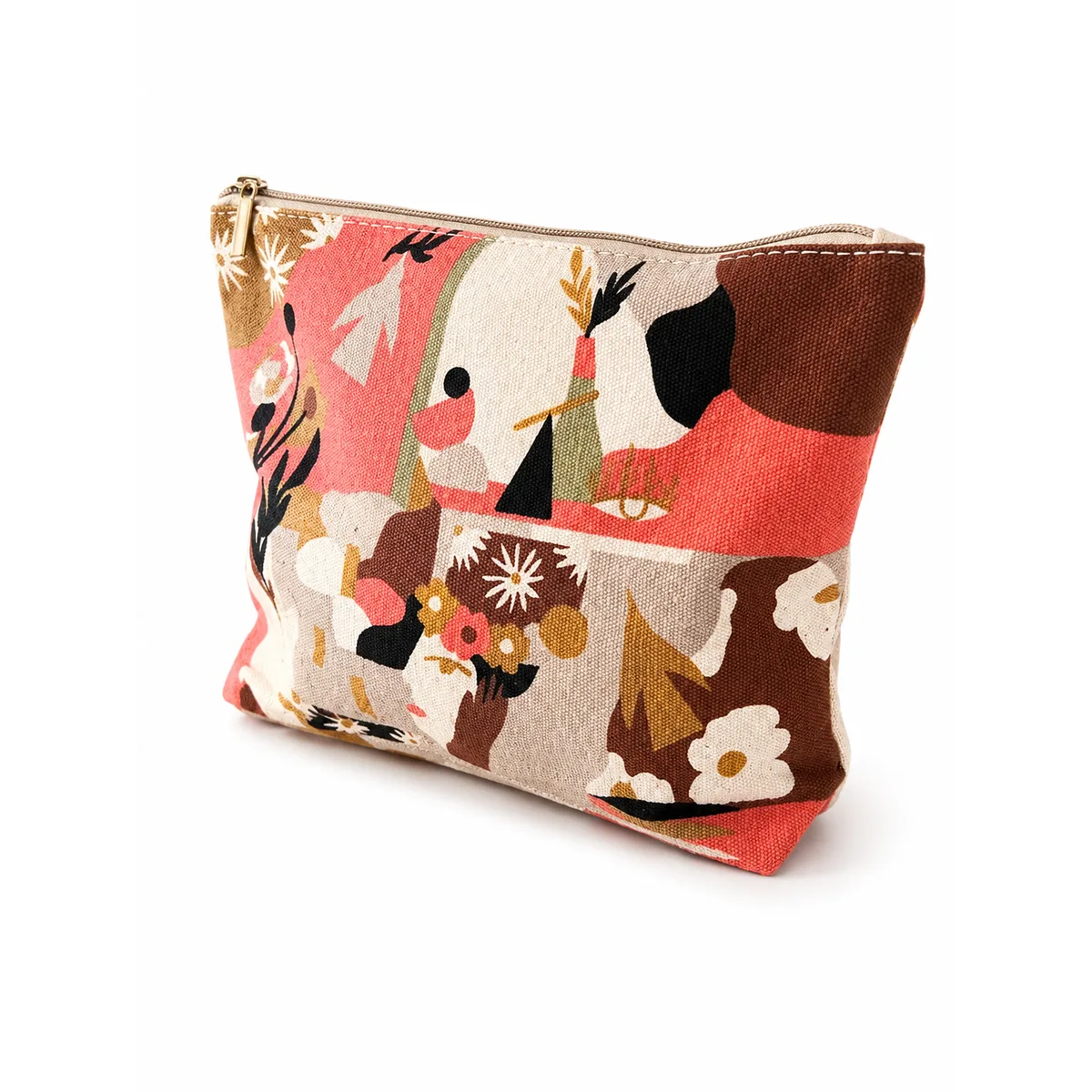 Polyester-Cotton Cosmetic Pouch - Image 1