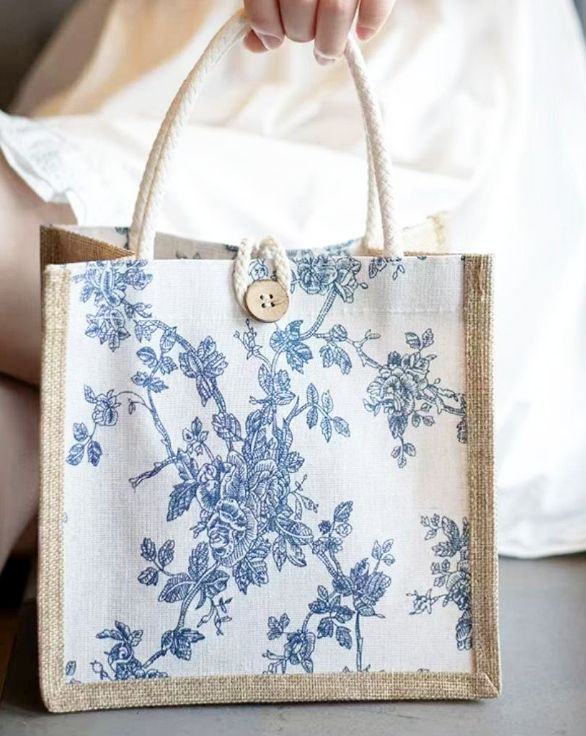 floral_jute_tote_bag_blue_pattern